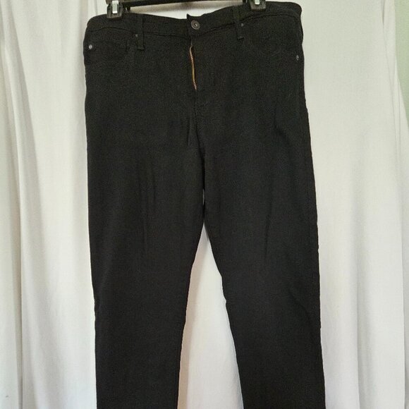 Adriano Goldschmied Farrah Skinny Ankle Black Jeans 31R - Picture 1 of 12